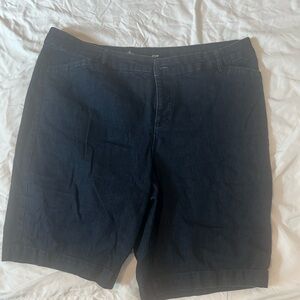 St. John's Bay Dark Blue Jean Shorts